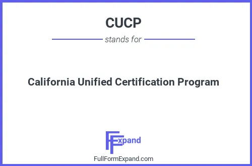 Full form of CUCP