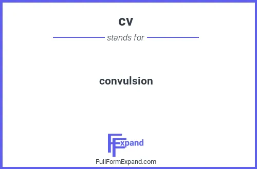Full form of cv