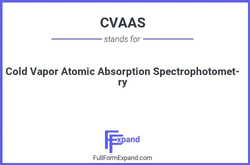 Full form of CVAAS