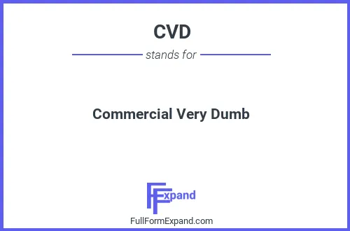 Full form of CVD