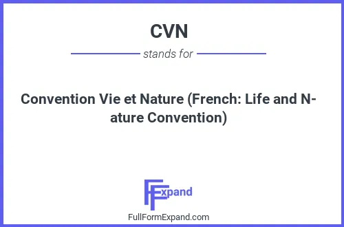 Full form of CVN
