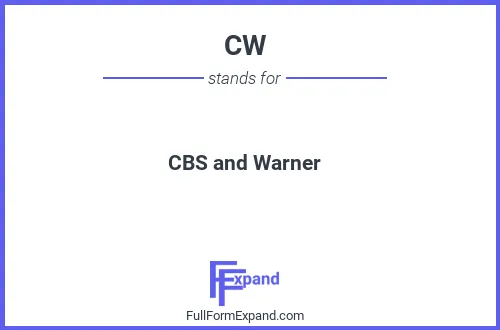 Full form of CW