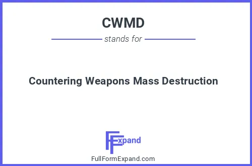 Full form of CWMD