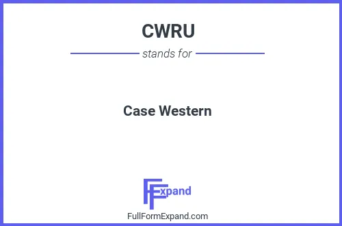 Full form of CWRU
