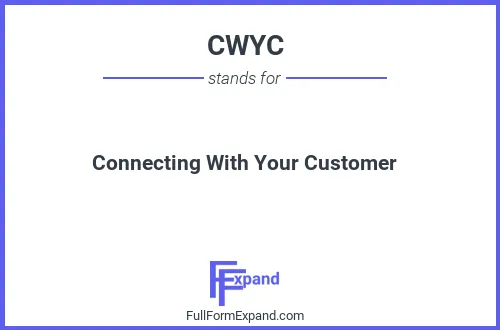 Full form of CWYC