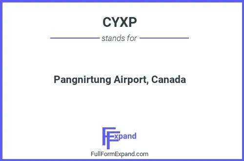 Full form of CYXP
