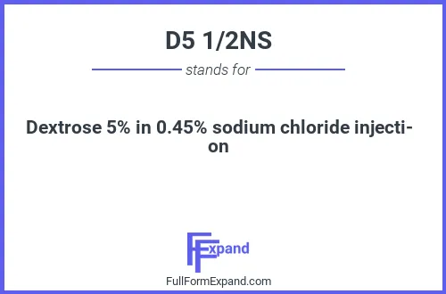 Full form of D5 1/2NS