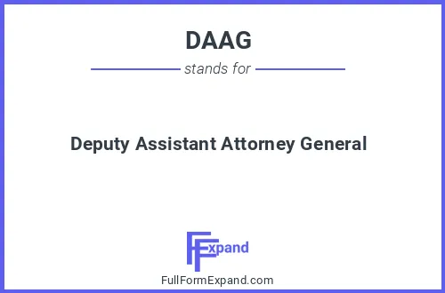 Full form of DAAG