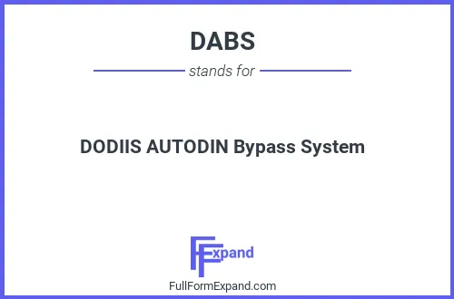 Full form of DABS