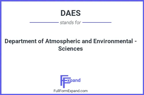 Full form of DAES