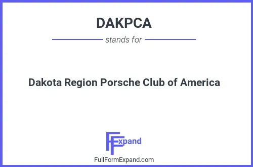 Full form of DAKPCA