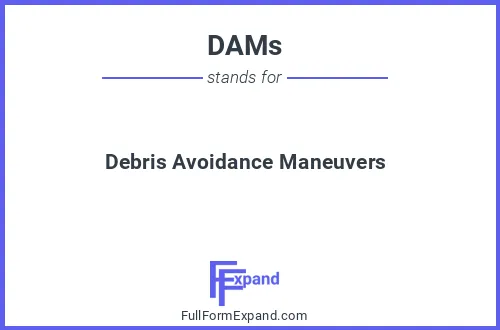 Full form of DAMs