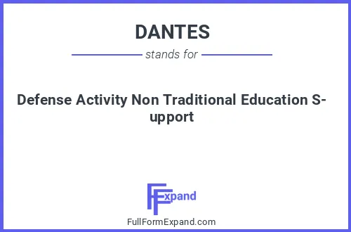 Full form of DANTES