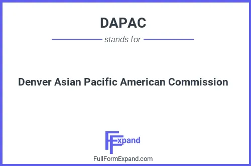 Full form of DAPAC