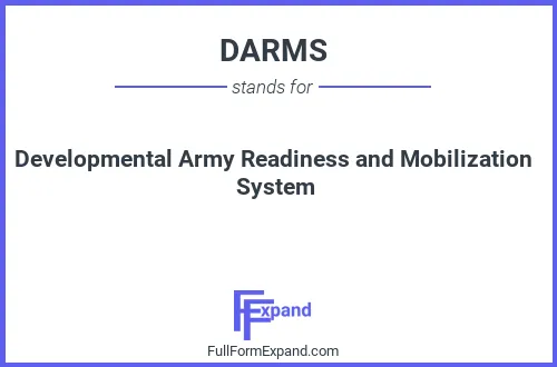 Full form of DARMS