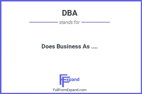 Full form of DBA