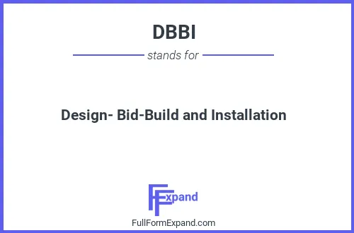 Full form of DBBI