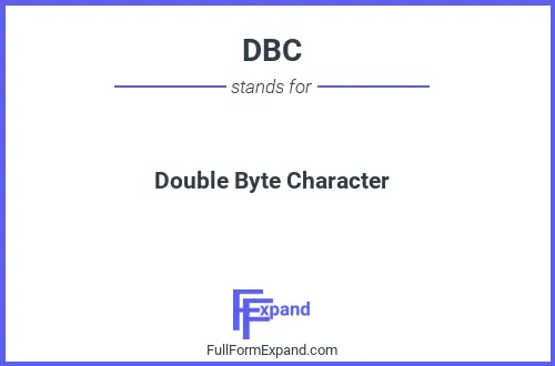 Full form of DBC