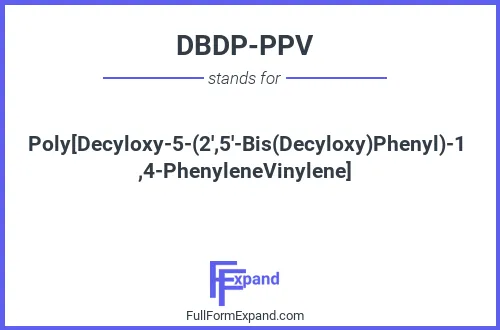 Full form of DBDP-PPV