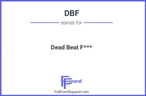 Full form of DBF