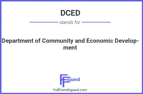 Full form of DCED
