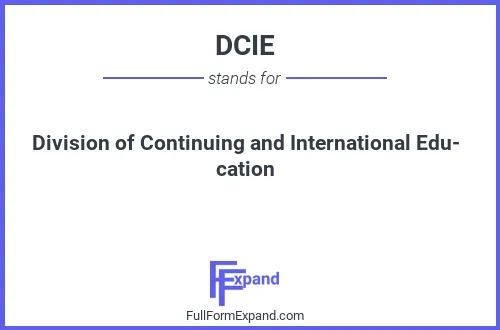 Full form of DCIE