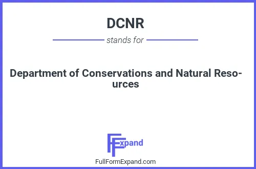Full form of DCNR