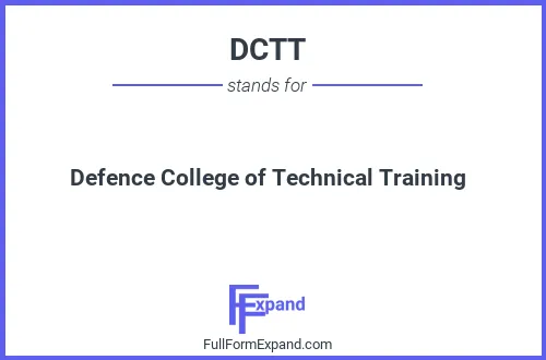 Full form of DCTT