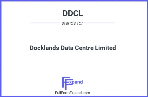 Full form of DDCL