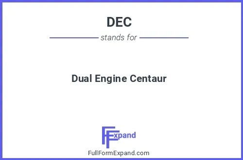 Full form of DEC