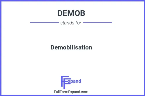 Full form of DEMOB