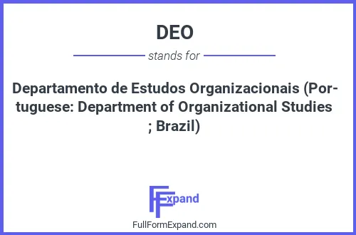 Full form of DEO