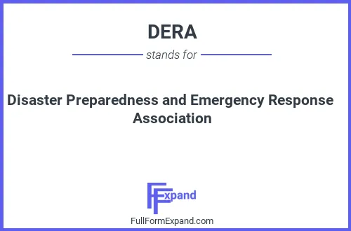 Full form of DERA