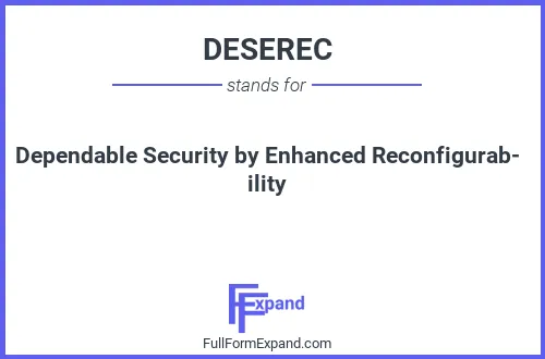 Full form of DESEREC