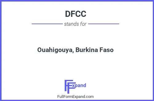 Full form of DFCC