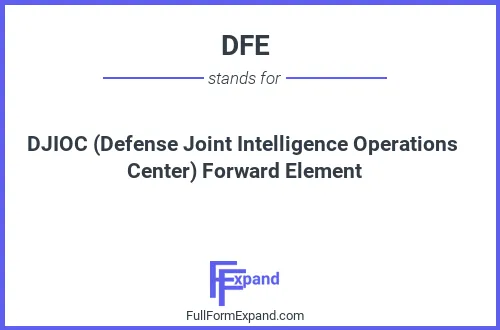 Full form of DFE