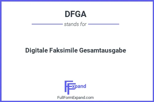 Full form of DFGA