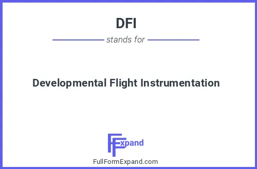 Full form of DFI