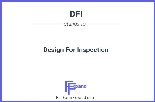 Full form of DFI