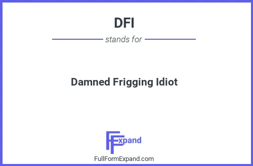 Full form of DFI