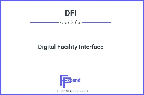 Full form of DFI