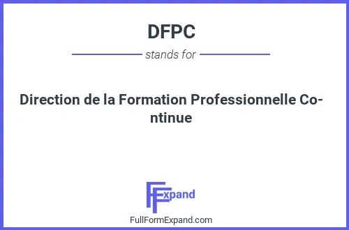 Full form of DFPC