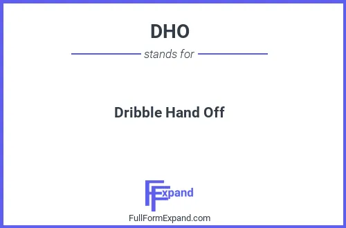 Full form of DHO