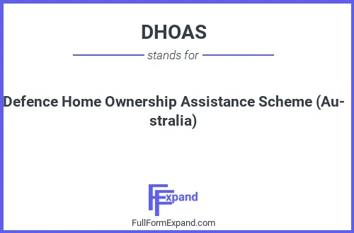 Full form of DHOAS