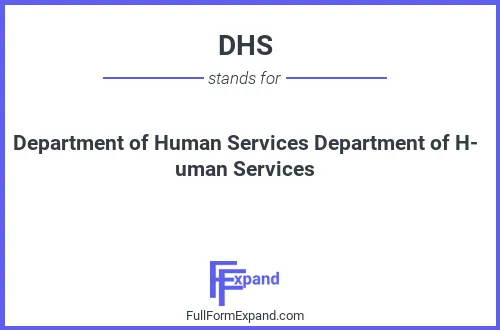 Full form of DHS