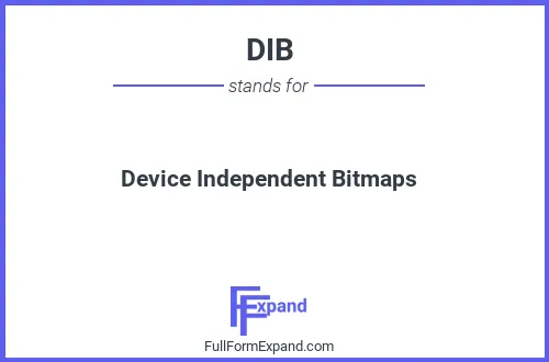 Full form of DIB
