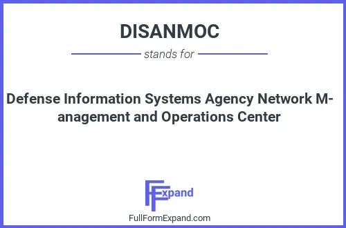 Full form of DISANMOC