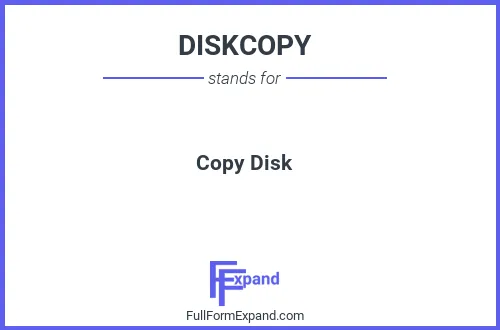 Full form of DISKCOPY