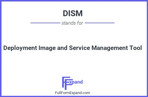 Full form of DISM
