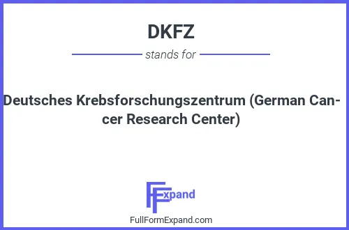 Full form of DKFZ